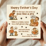 Funny Card For Fathers Day From The Dog Fathers Day Card