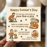 Funny Card For Fathers Day From The Dog Fathers Day Card