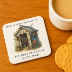 Funny Dad Gift For Fathers Day Birthday DAD COASTER Shed Decor