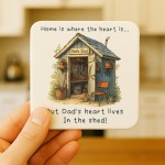 Funny Dad Gift For Fathers Day Birthday DAD COASTER Shed Decor