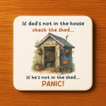 Funny Gift For Fathers Day DAD Coaster Funny Gift For Daddy Dad
