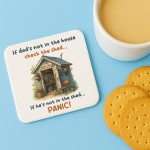 Funny Gift For Fathers Day DAD Coaster Funny Gift For Daddy Dad