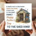 Funny Humour Fathers Day Card For Dad From Daughter Son Kids