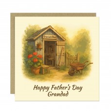 Cute Fathers Day Card For Grandad From Granddaughter Grandson