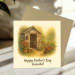 Cute Fathers Day Card For Grandad From Granddaughter Grandson