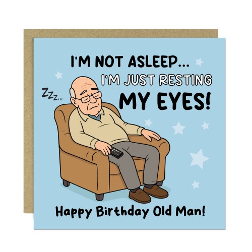 Funny Birthday Card For Dad Joke Card Old Dad From Daughter Son 