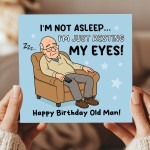 Funny Birthday Card For Dad Joke Card Old Dad From Daughter Son 