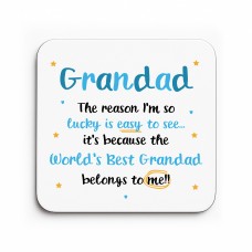 Gifts For Grandad GRANDAD COASTER Grandad Birthday Gift