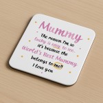 Gifts For Mummy MUMMY COASTER Mummy Birthday Gift From Daughter
