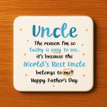 Gifts For Uncle UNCLE COASTER Uncle Birthday Gift For Christmas