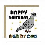 Funny Card For Dad For Birthday DADDY COO Card With Envelope