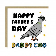 Funny Card For Dad For Fathers Day DADDY COO Card With Envelope