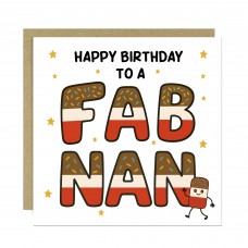Happy Birthday Card For Nan FAB NAN CARD From Granddaughter