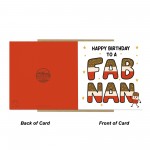 Happy Birthday Card For Nan FAB NAN CARD From Granddaughter