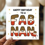 Happy Birthday Card For Nan FAB NAN CARD From Granddaughter