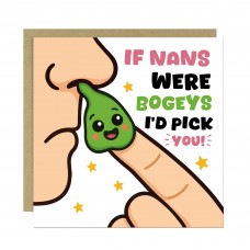 Funny NAN Card Birthday Card For Nan From Granddaughter Grandson