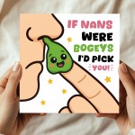 Funny NAN Card Birthday Card For Nan From Granddaughter Grandson
