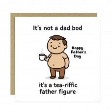Funny Card For Dad For Fathers Day DAD BOD Father Figure Card
