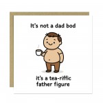 Funny Card For Dad For Fathers Day Birthday DAD BOD Card