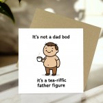 Funny Card For Dad For Fathers Day Birthday DAD BOD Card