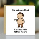 Funny Card For Dad For Fathers Day Birthday DAD BOD Card