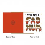 You Are A FAB MUM Card Happy Birthday Card For Mum From Daughter