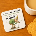 Funny Dad Gift For Dad Grandad COASTER Joke Dad Grandad Gift
