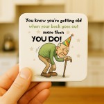 Funny Dad Gift For Dad Grandad COASTER Joke Dad Grandad Gift