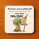 Funny Dad Gift For Dad Grandad COASTER Joke Dad Grandad Gift