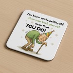 Funny Dad Gift For Dad Grandad COASTER Joke Dad Grandad Gift