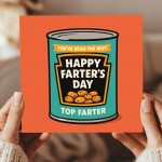 Funny Joke Cards For Dad For Fathers Day TOP FARTER Dad Card