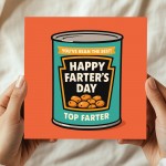 Funny Joke Cards For Dad For Fathers Day TOP FARTER Dad Card