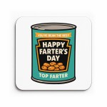 Funny Gift For Fathers Day TOP FARTER Coaster Funny Gift For Dad