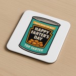 Funny Gift For Fathers Day TOP FARTER Coaster Funny Gift For Dad