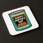 Funny Gift For Fathers Day TOP FARTER Coaster Funny Gift For Dad