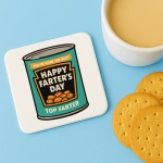 Funny Gift For Fathers Day TOP FARTER Coaster Funny Gift For Dad