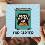 Funny Cards For Dad For Fathers Day TOP FARTER Dad Card