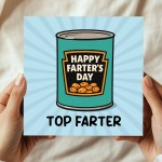 Funny Cards For Dad For Fathers Day TOP FARTER Dad Card