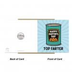 Funny Cards For Dad For Fathers Day TOP FARTER Dad Card