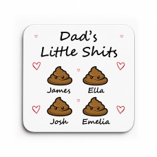 Personalised Gift For Dad Funny Dad Gift DAD COASTER Birthday