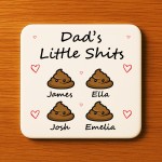Personalised Gift For Dad Funny Dad Gift DAD COASTER Birthday