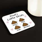 Personalised Gift For Dad Funny Dad Gift DAD COASTER Birthday