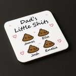 Personalised Gift For Dad Funny Dad Gift DAD COASTER Birthday