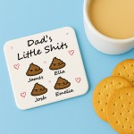 Personalised Gift For Dad Funny Dad Gift DAD COASTER Birthday