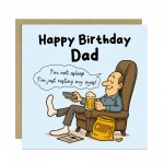 Cards For Dad For Birthday Funny Joke Dad Card With Envelope