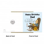 Cards For Dad For Birthday Funny Joke Dad Card With Envelope