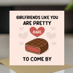 Funny Card For Girlfriend Anniversary Valentines Cards Birthday 