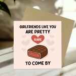 Funny Card For Girlfriend Anniversary Valentines Cards Birthday 