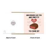 Funny Card For Girlfriend Anniversary Valentines Cards Birthday 