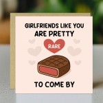 Funny Card For Girlfriend Anniversary Valentines Cards Birthday 